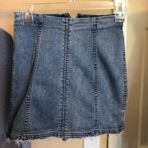 free people mini skirt